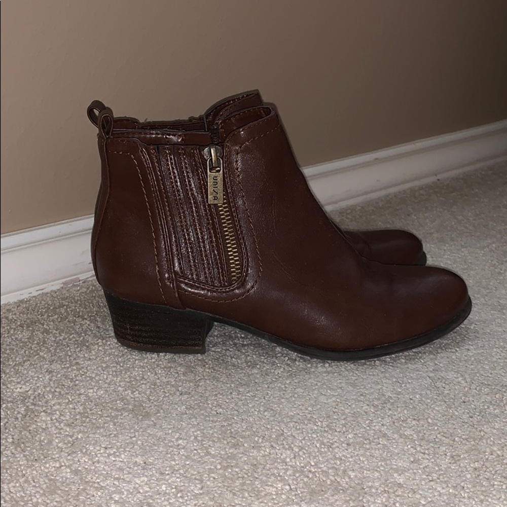 Brown booties
